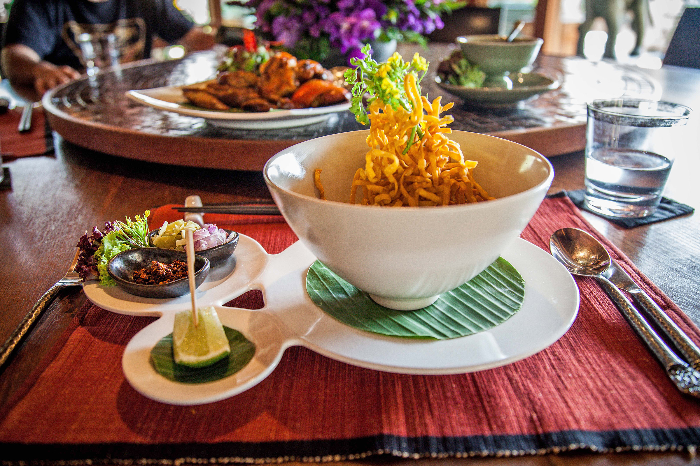 Fine Thai dining at Howie's Homestay - Chiang Mai villa